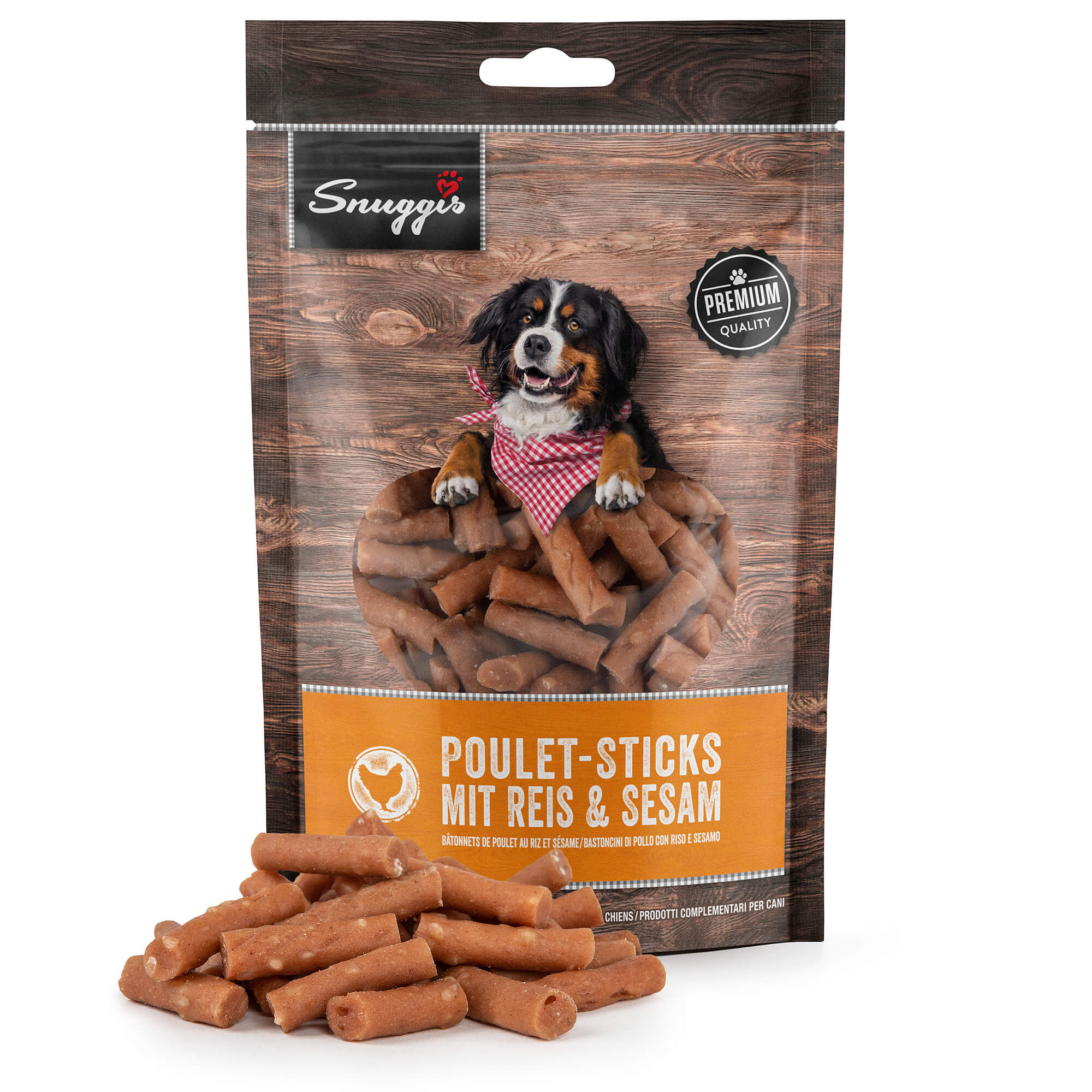 519.216-5 Snuggis Poulet-Sticks Snack für Hunde – Bild 1