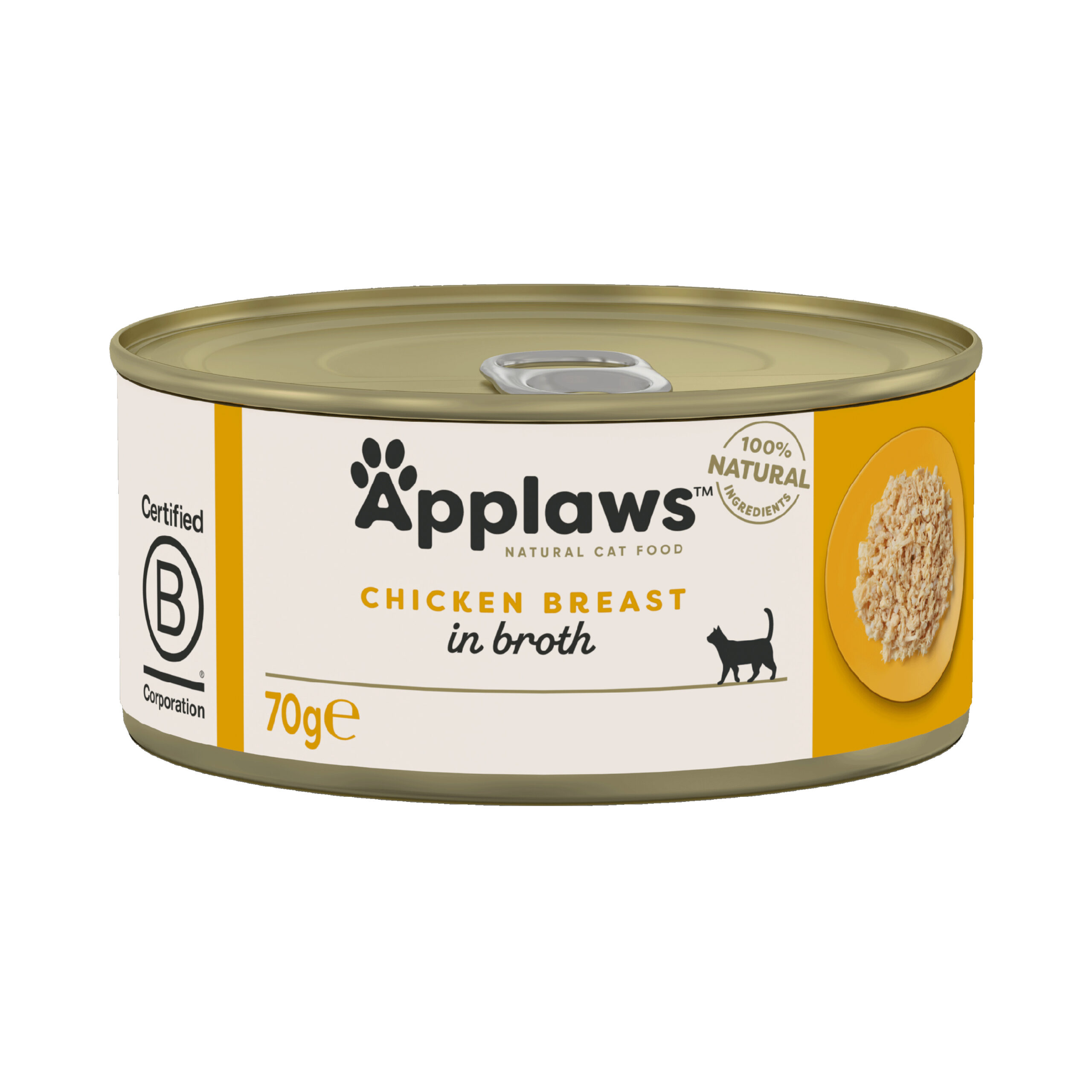 6020341-1 Applaws Hühnchenbrust Nassfutter für Katzen 70g 24er Pack – Bild 1