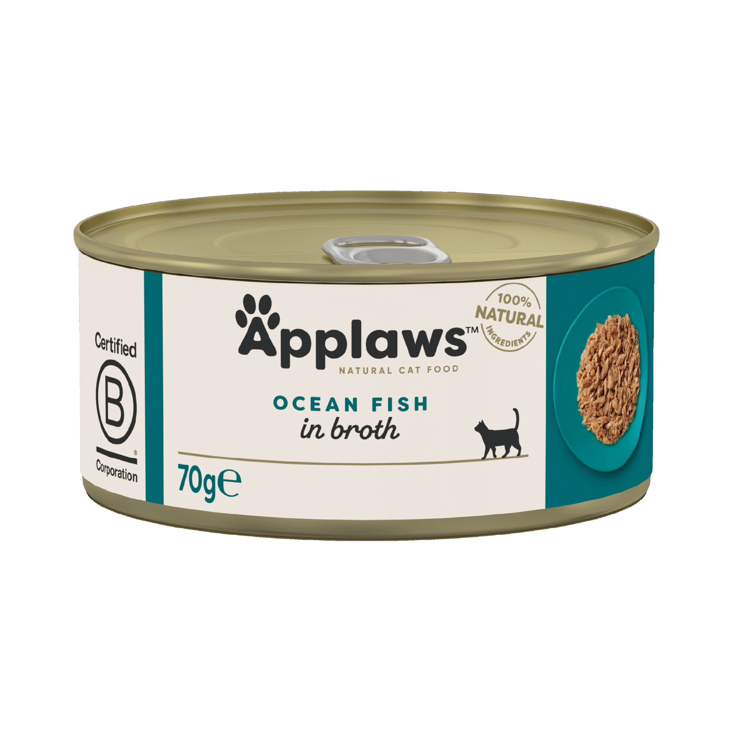 6020345-1 Applaws Seefisch Nassfutter für Katzen 70g 24er Pack – Bild 1